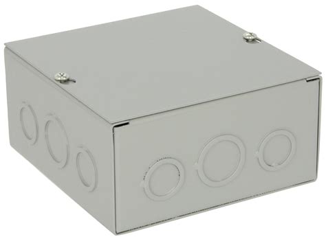 metal electrical box with 1 inch knockout|11 b box.